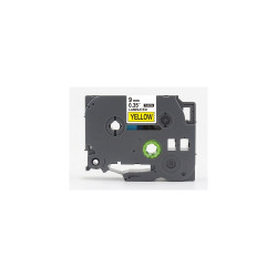 Feliratozógép szalag, Brother TZE621 9mmx8m ECO fekete/sárga Nyomtató és feliratozó gép, kellékek Eco