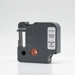 Feliratozógép szalag kompatibilis Dymo D1 S0720500/45010 12mmx7m ECO fekete/víztiszta Nyomtató és feliratozó gép, kellékek Eco