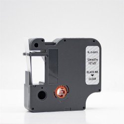 Feliratozógép szalag kompatibilis Dymo D1 S0720500/45010 12mmx7m ECO fekete/víztiszta Nyomtató és feliratozó gép, kellékek Eco