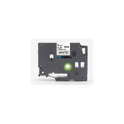 Feliratozógép szalag Brother TZE211 6mm ECO fekete/fehér Nyomtató és feliratozó gép, kellékek Eco